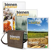 bienen&natur Sonderheft-Paket Honig mit Filztasche