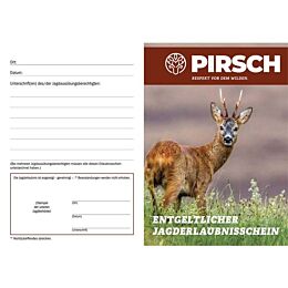 PIRSCH Begehungsschein entgeltlich