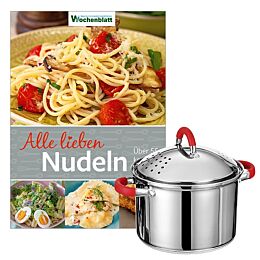 Kochbuch ‚Alle lieben Nudeln‘ und Nudeltopf