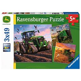 Kinderpuzzles John Deere in Aktion