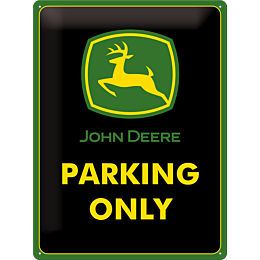 Blechschild „John Deere Parking Only“
