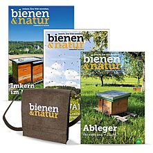 bienen&natur Sonderheft-Paket Imker-Praxis mit Filztasche