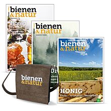 bienen&natur Sonderheft-Paket Honig mit Filztasche