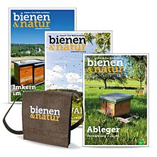 bienen&natur Sonderheft-Paket Imker-Praxis mit Filztasche