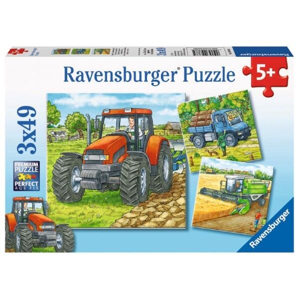 CALVENDO Puzzle 'Traktoren – Giganten Der Landwirtschaft' | 64x48 Cm, 2,2 Mm Starke Pappe, Matte Oberfläche – Premium-Puzzlespaß Aus Europa