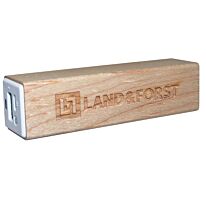 Holz-Powerbank LAND & FORST